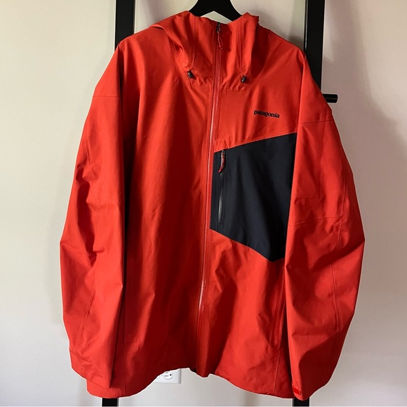 Patagonia Men’s SnowDrifter Ski Jacket H2No RECCO Red Size XL - Picture 2 of 16
